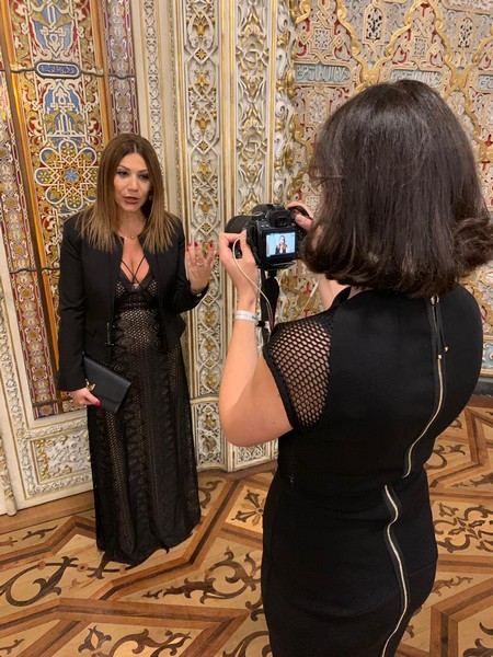 Writer & TV Host Karen Boustany representing Lebanon amongst 42 countries at FIN in Portugal.